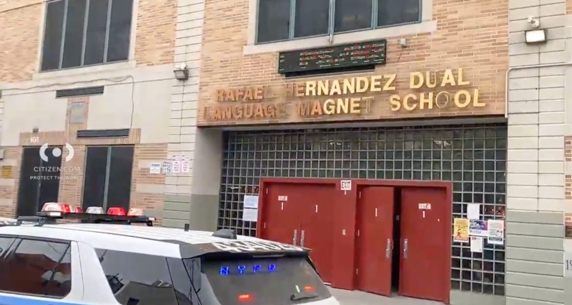 An 11-year-old girl is in custody after allegedly stabbing a 12-year-old boy at a Bronx school Monday.