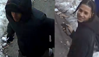 Two men wanted for violently robbing a 12-year-old girl in the Bronx.