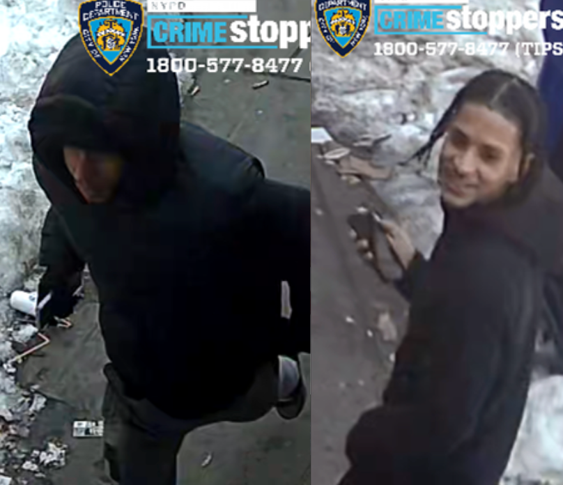 Two men wanted for violently robbing a 12-year-old girl in the Bronx.