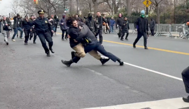 New video released this week shows the moment NYPD officers heroically tackle alleged Gracie Mansion bombing suspect Emir Balat on March 7, 2026.