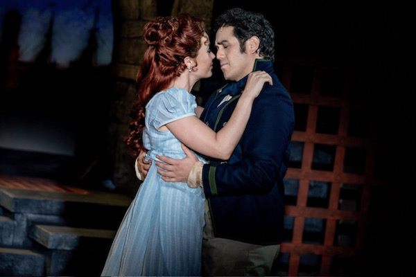 Sierra Boggess and Adam Jacobs in 'Monte Cristo'