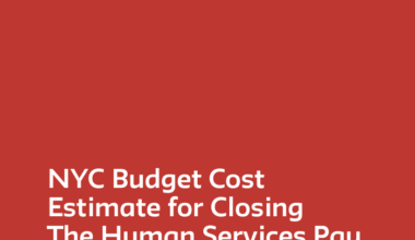 NYC Budget Cost Estimate for Closing The Human Services Pay Equity Gap — Center for New York City Affairs