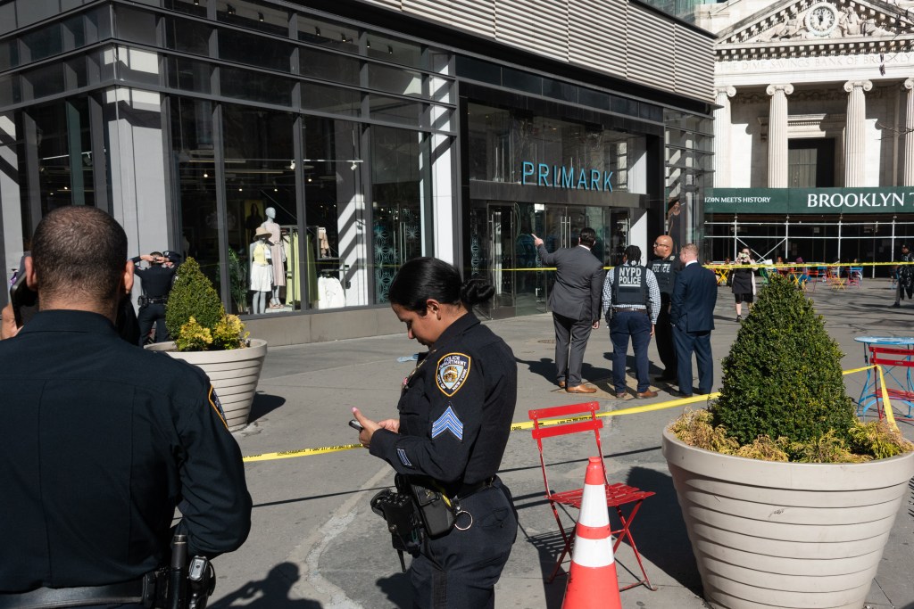 30-year-old bystander shot in leg outside Brooklyn mall, gunman flees: cops
