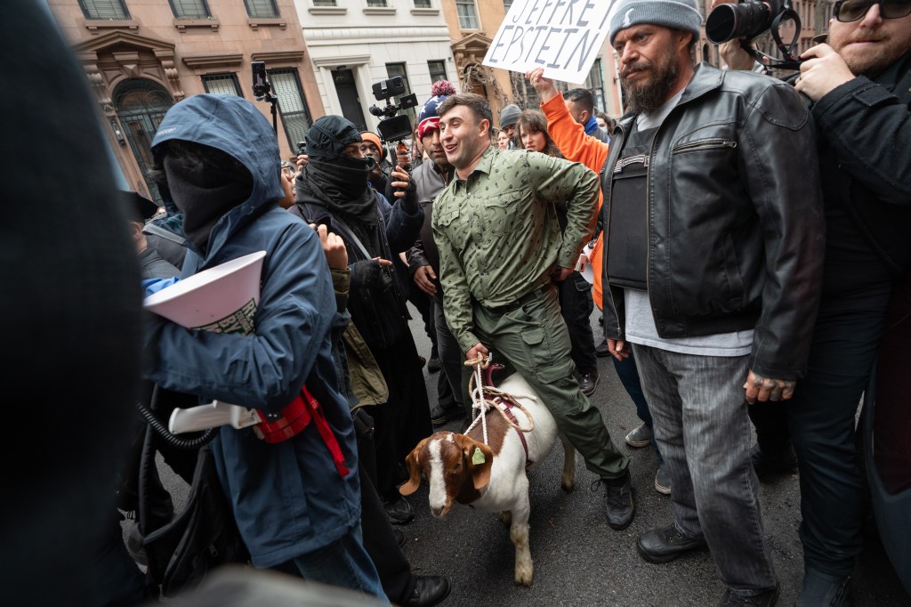 Protesters clash at Jake Lang pig roast in NYC