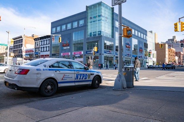 One man was killed and four others were injured after a driver lost control and struck two E-bike riders near W. 125th St. and Frederick Douglas Blvd. on Thursday night.