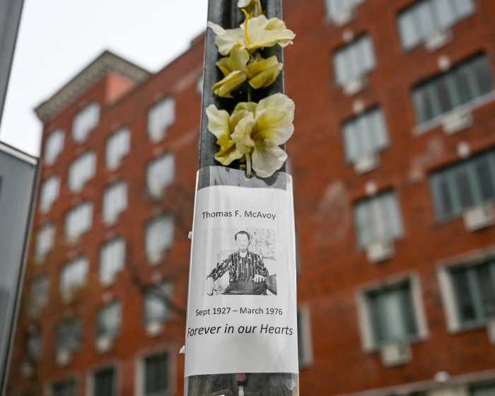 memorial for thomas mcavoy in park slope 