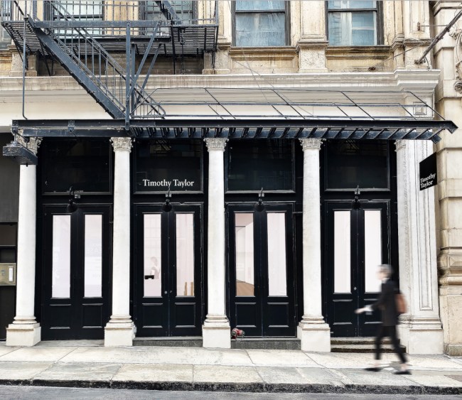 Timothy Taylor Announced Closure of NYC Location