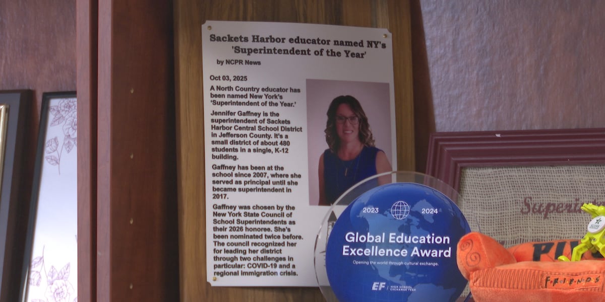 Sackets Harbor superintendent named New York State Superintendent of the Year