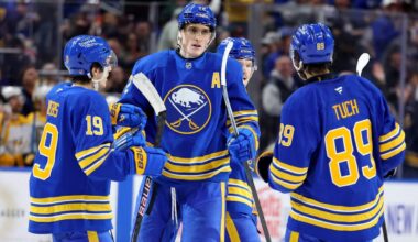 Sabres thoughts: Sam Carrick’s role, Tage Thompson’s gift and a looming showdown