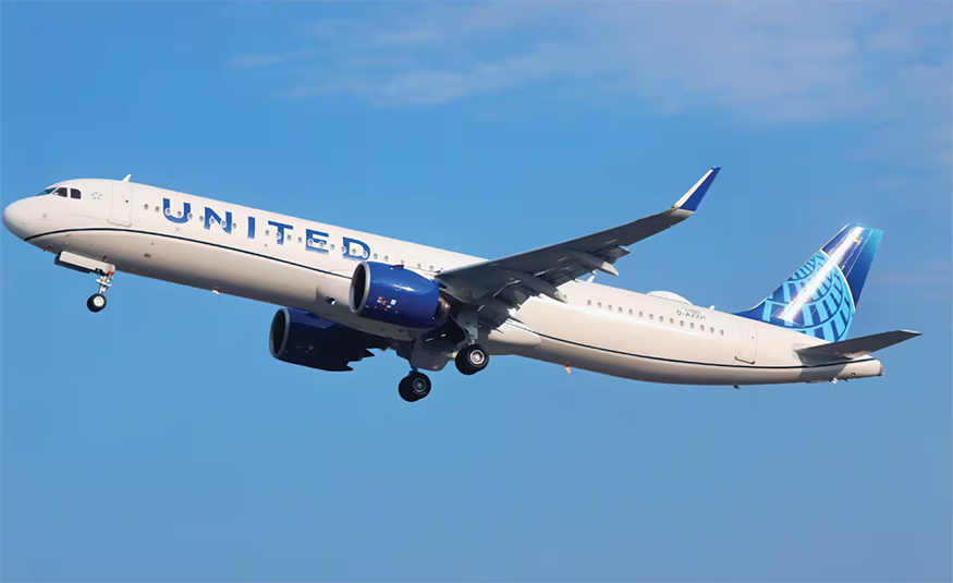 A United A321neo aircraft