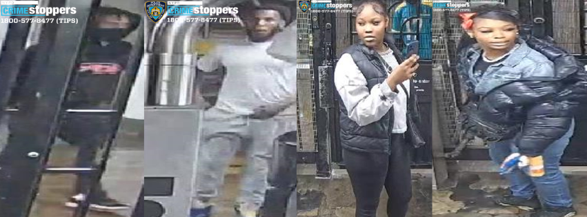 Four suspects are wanted in connection to the beating of an MTA worker at a Bronx subway station earlier this week.