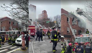 A fire in Flushing, Queens on Monday afternoon left three people dead, including a child, and two more critically injured.