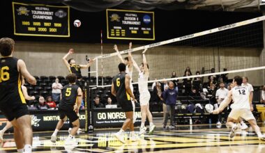 ‘From point one to point done’ The NKU men’s volleyball team sweeps Queens on senior night – The Northerner