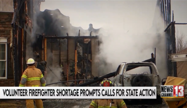 Volunteer firefighter numbers in New York hit 40-year low