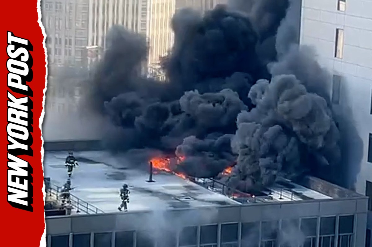 Dramatic video shows massive high-rise fire at start of St. Patrick’s Day Parade in NYC (Video)