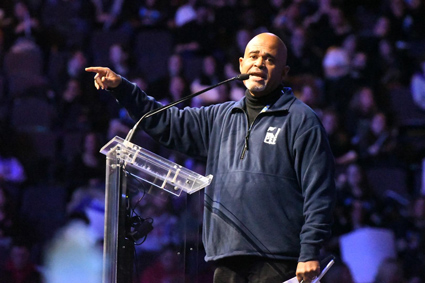 PEF President Wayne Spence at Fix 6 Rally 