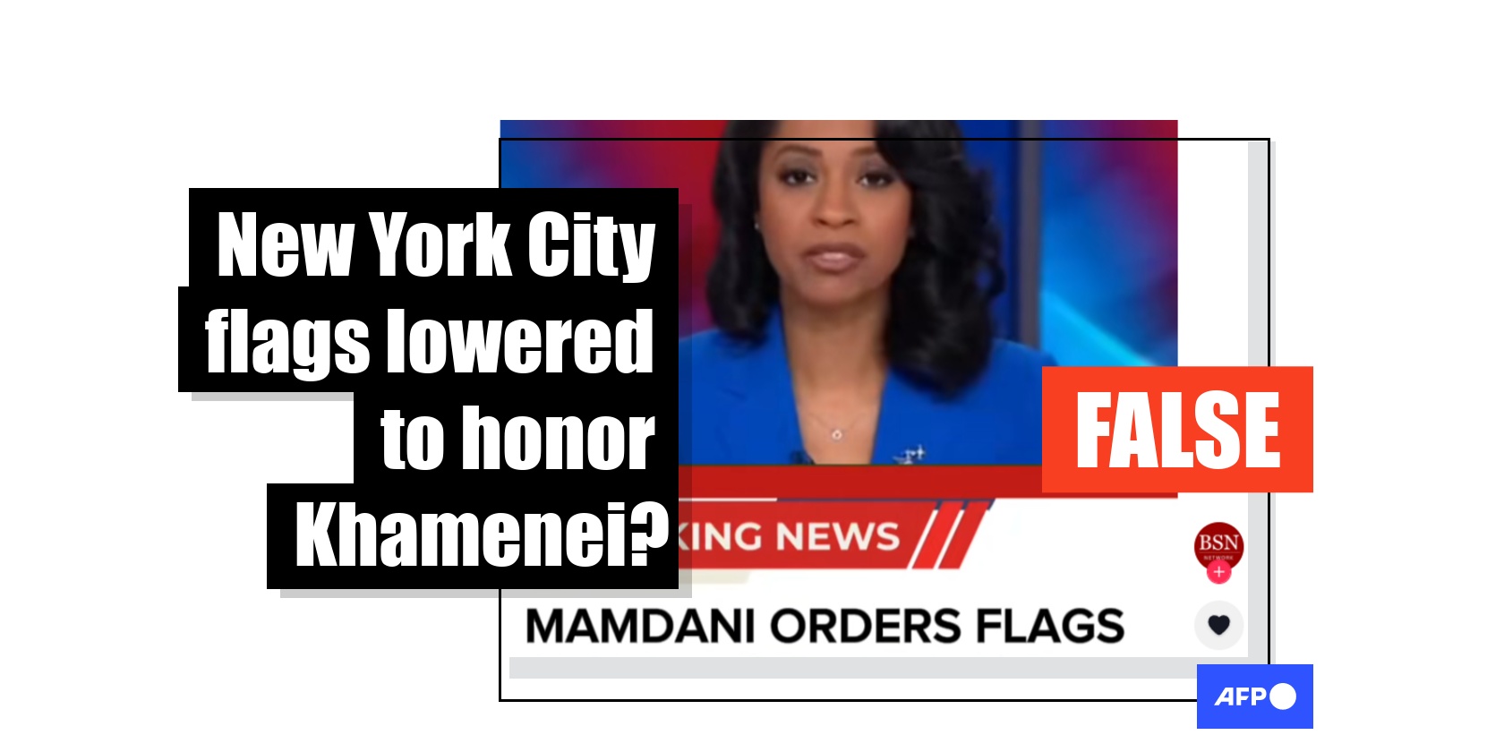 NYC's Mamdani did not order flags at half-mast to mark death of Iran's leader