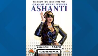 Ashanti added to Great New York State Fair concert lineup