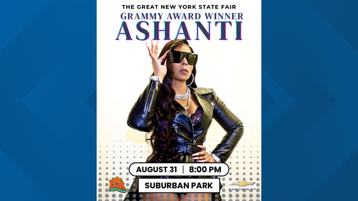 Ashanti added to Great New York State Fair concert lineup