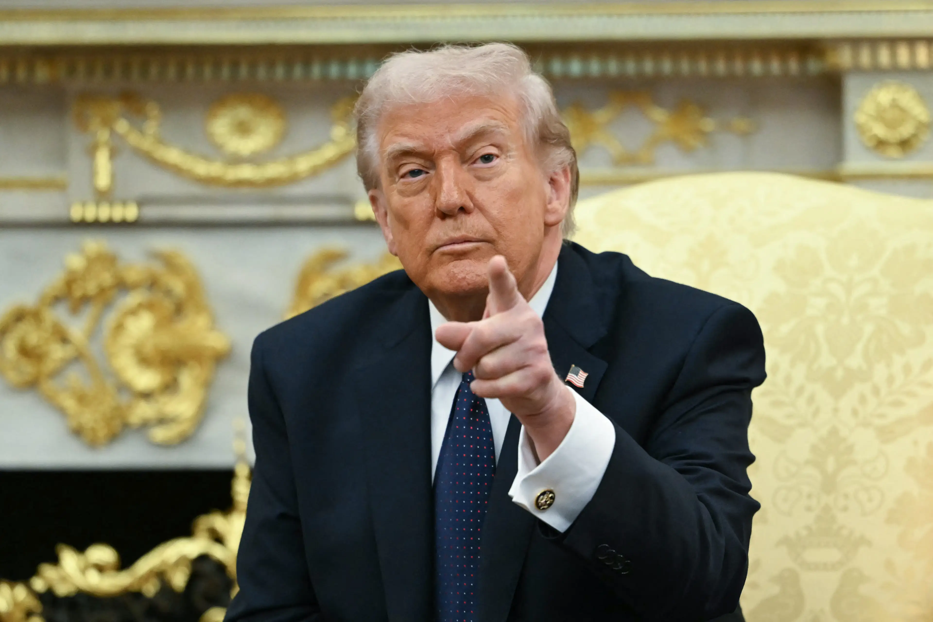 Donald Trump has certainly sparked confusion with his latest comments (ANDREW CABALLERO-REYNOLDS / AFP via Getty Images)