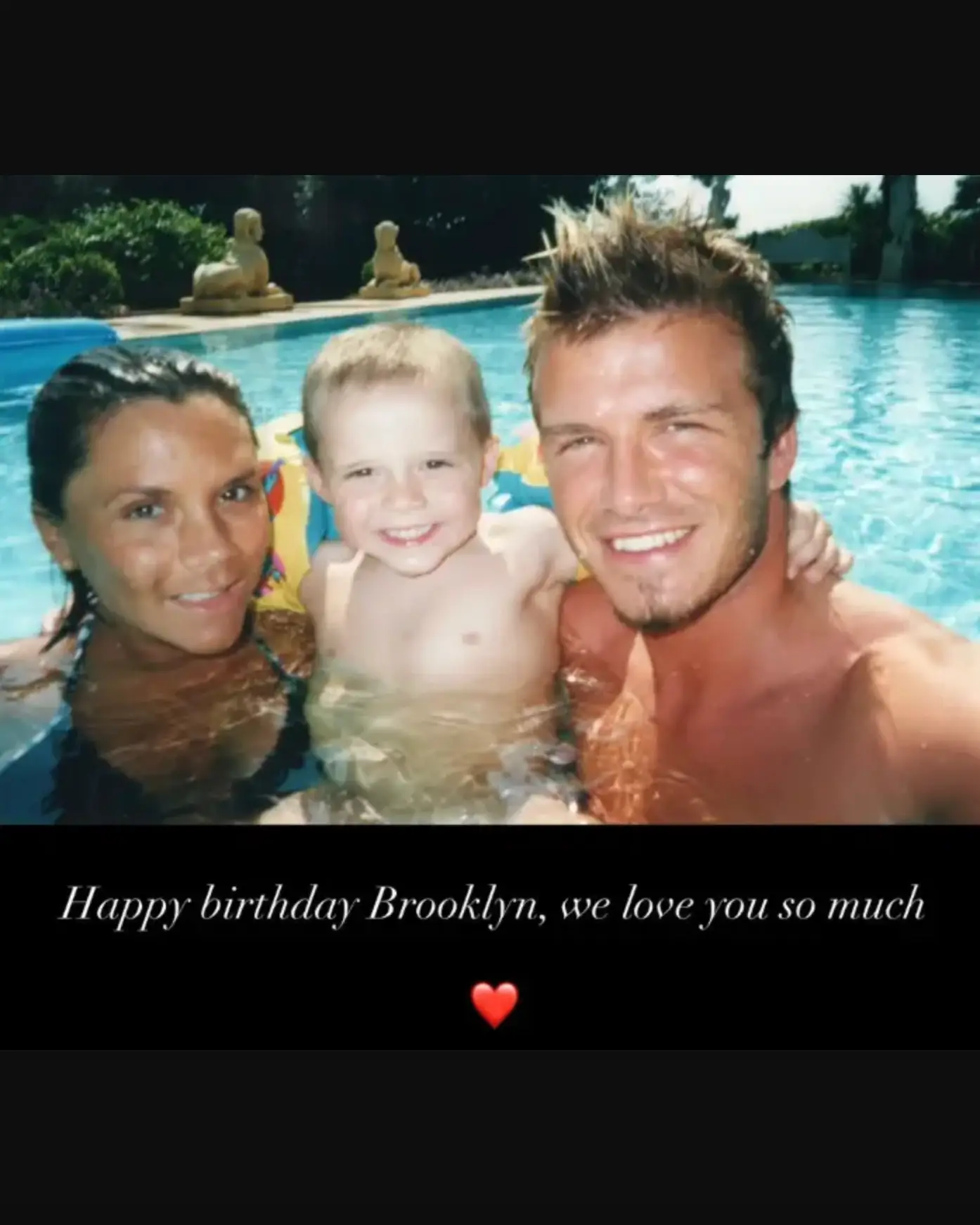 Brooklyn sent his parents a legal letter, insisting they only contact him via his lawyer (Instagram/victoriabeckham)