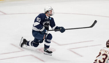 No. 10/9 Men's Hockey Drops Albany Regional Semifinal to No. 6/6 Minnesota-Duluth, 3-1 - Penn State