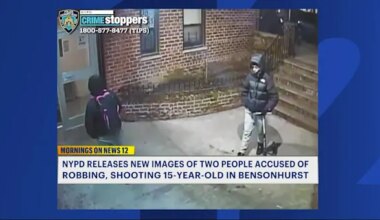 News 12 | Brooklyn | Police release photos of 2 people accused of robbing, shooting teen in Bensonhurst