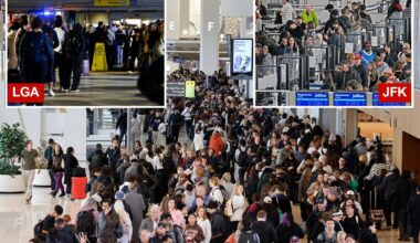Insane lines at NYC airports spark 3-hour wait times as shutdown chaos spurs travel nightmare