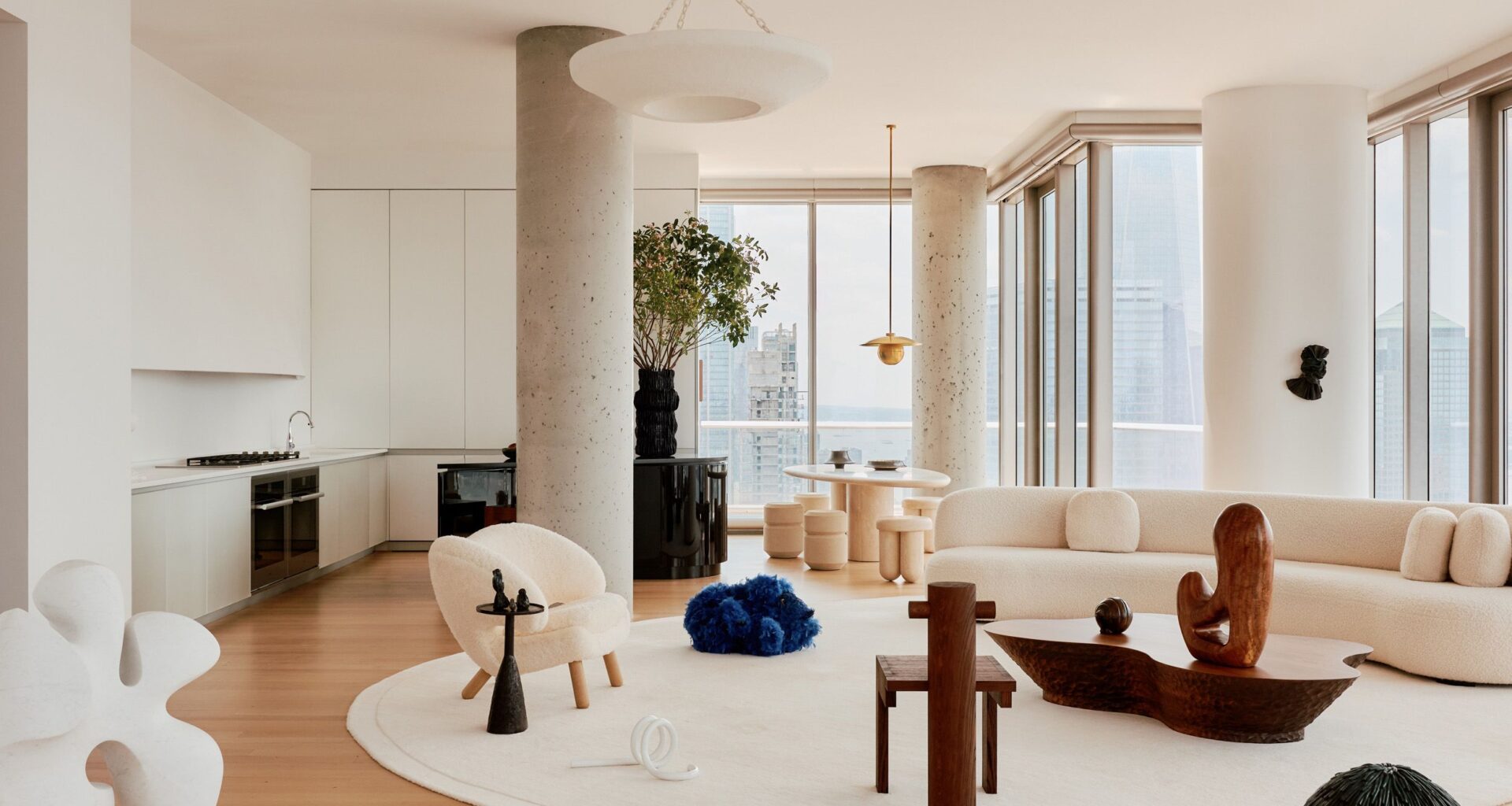 Tour Studiotwentyseven's Jenga Building art-filled apartment