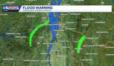 Water levels rise along rivers in New York, Vermont due to ice jam flooding