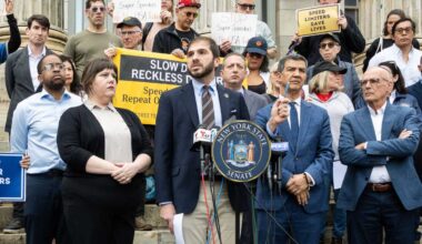 NYC’s worst ‘Super Speeders’: Safe streets advocates highlight dangers of reckless drivers in push for speed-limiting devices bill