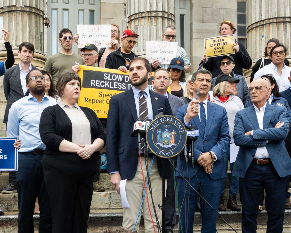 NYC’s worst ‘Super Speeders’: Safe streets advocates highlight dangers of reckless drivers in push for speed-limiting devices bill