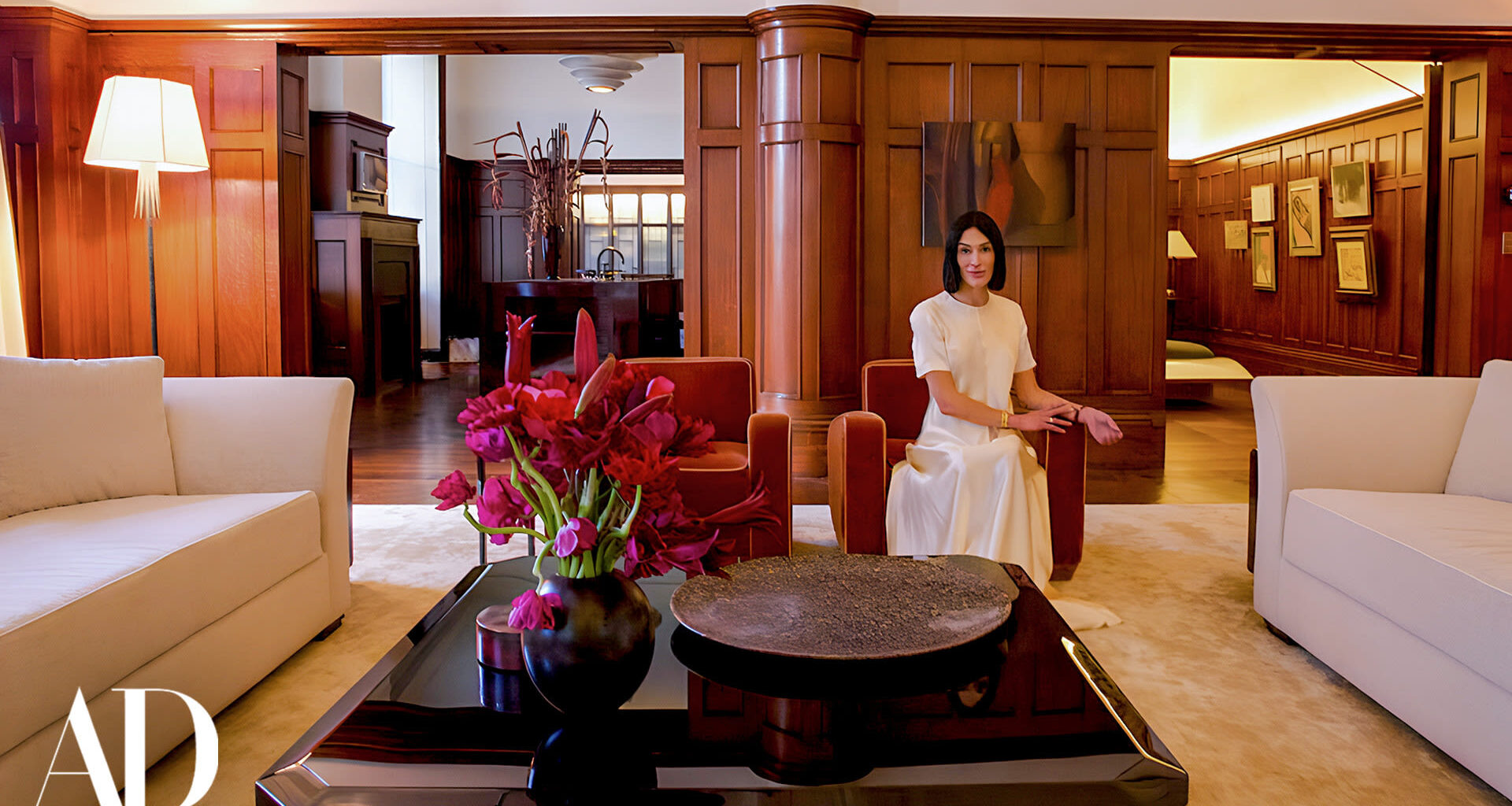 Watch Inside Athena Calderone’s Art Deco-Inspired NYC Home | AD Visits