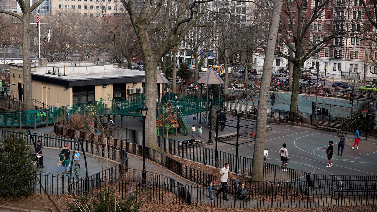 The city is investing $50 million to rebuild 10 parks across New York City. (AP Photo, File)
