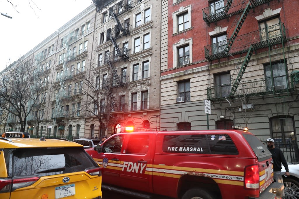 A 62-year-old woman was killed after a fire broke out in a Harlem apartment building on Sunday afternoon. William C Lopez/New York Post