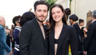 Nicola Peltz Celebrates Brooklyn Beckham's Birthday in Backless Minidress