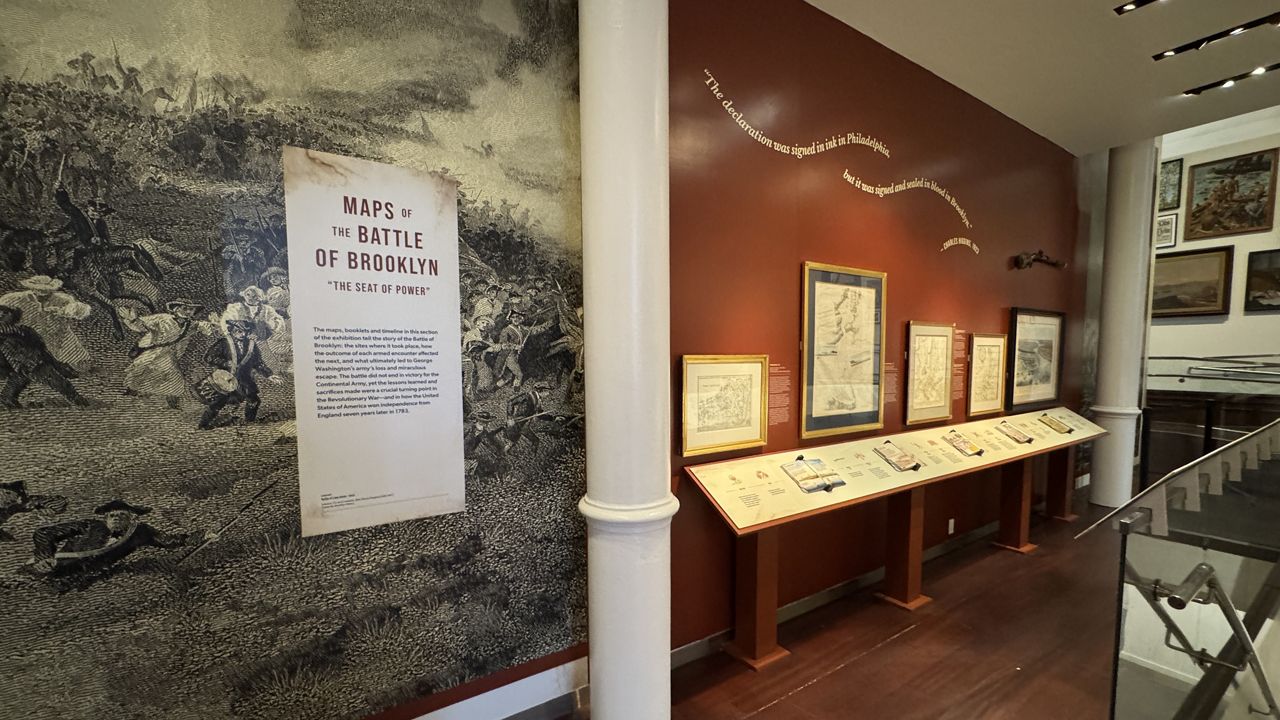 The Battle of Brooklyn exhibit