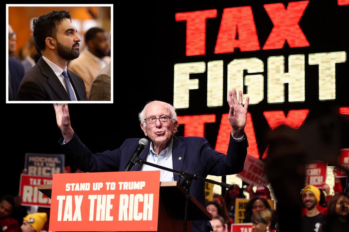 Mamdani skips Bernie Sanders' Bronx 'Tax the Rich' rally as tensions over lefty legislation mount with Gov. Hochul