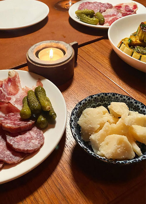 Parcelle's chunks of fancy parm is one of the best wine bar snacks in NYC.