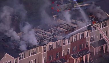 Branchburg, N.J., fire tears through row of apartment homes, Red Cross says dozens displaced