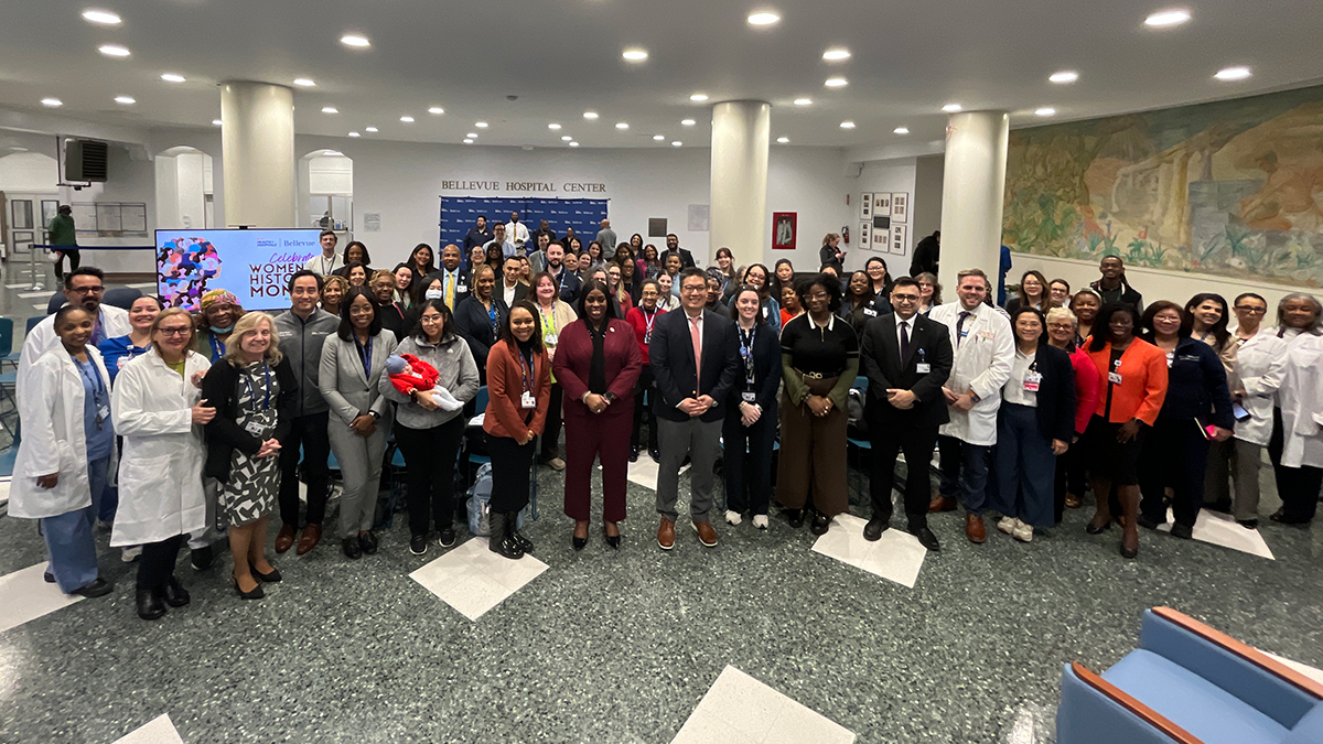 Bronx Borough President Vanessa L. Gibson Visits NYC Health + Hospitals/Bellevue for Women’s History Month Program