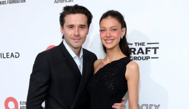 Brooklyn Beckham & Wife Nicola Peltz Coordinate in Black for Elton John Oscars Viewing Party 2026 | 2026 Oscars After Parties, Brooklyn Beckham, Nicola Peltz | Celebrity News and Gossip | Entertainment, Photos and Videos