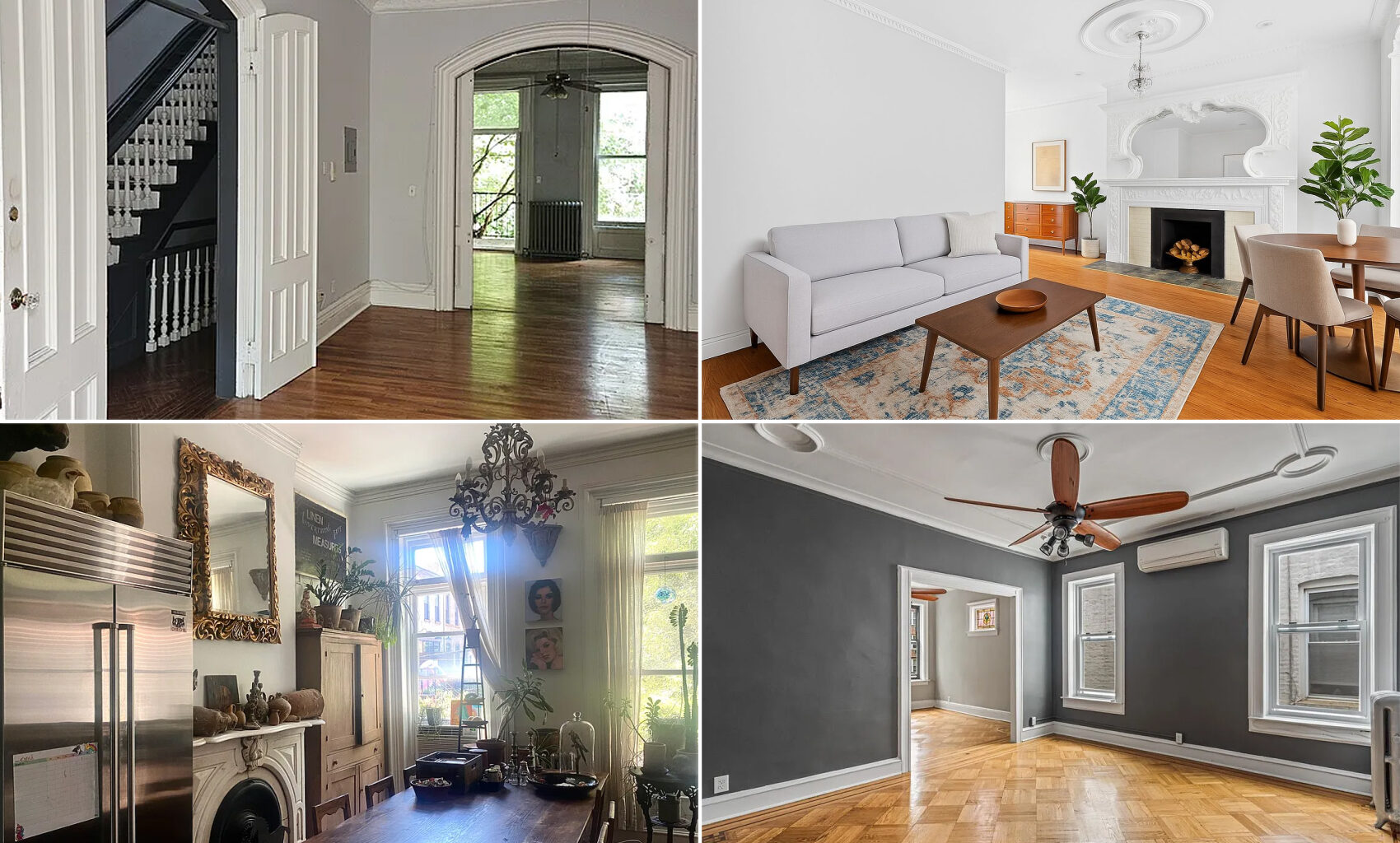 collage of brooklyn homes for sale