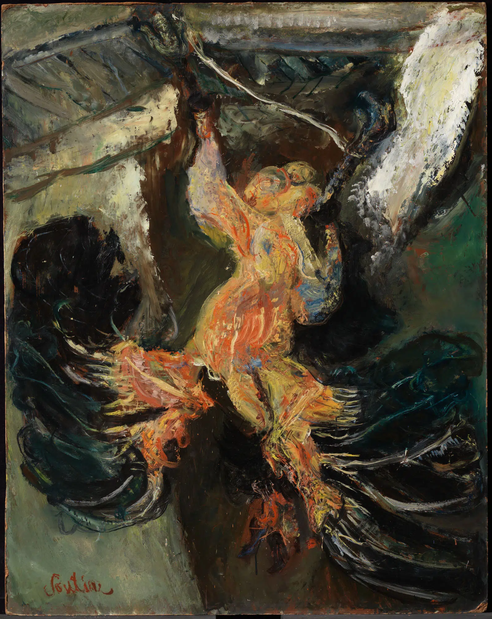 Chaim Soutine, “Hanging Turkey,” ca. 1925. Oil on canvas