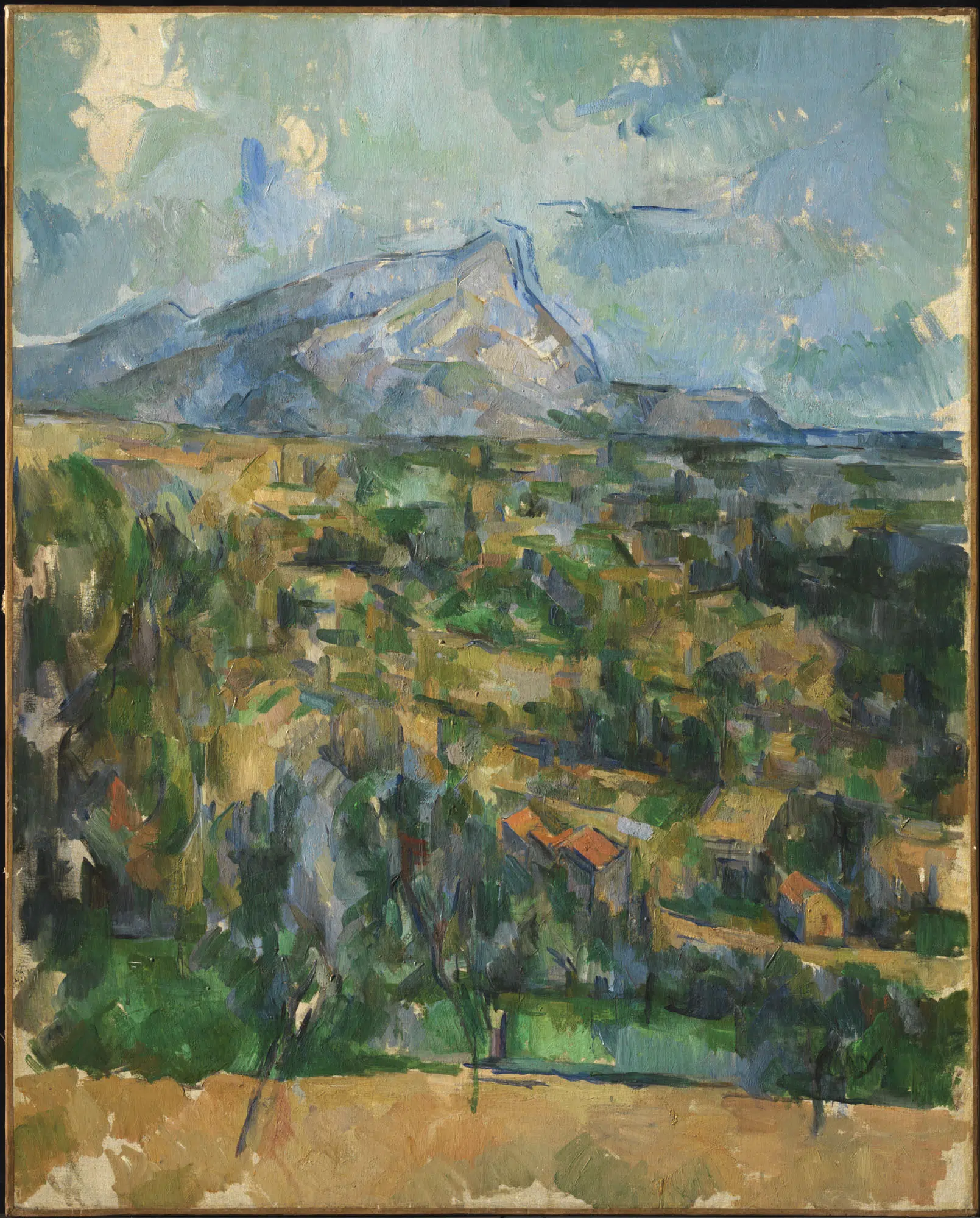 Paul Cézanne, “Mont Sainte-Victoire,” ca. 1904–6. Oil on canvas.