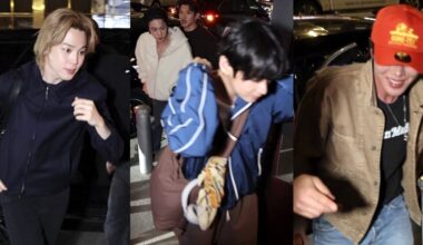 BTS Bandmates Spotted Arriving Back at NYC Hotel After Spotify Show | BTS, J-Hope, Jimin, Jin, Jungkook, rm, Suga, v | Celebrity News and Gossip | Entertainment, Photos and Videos