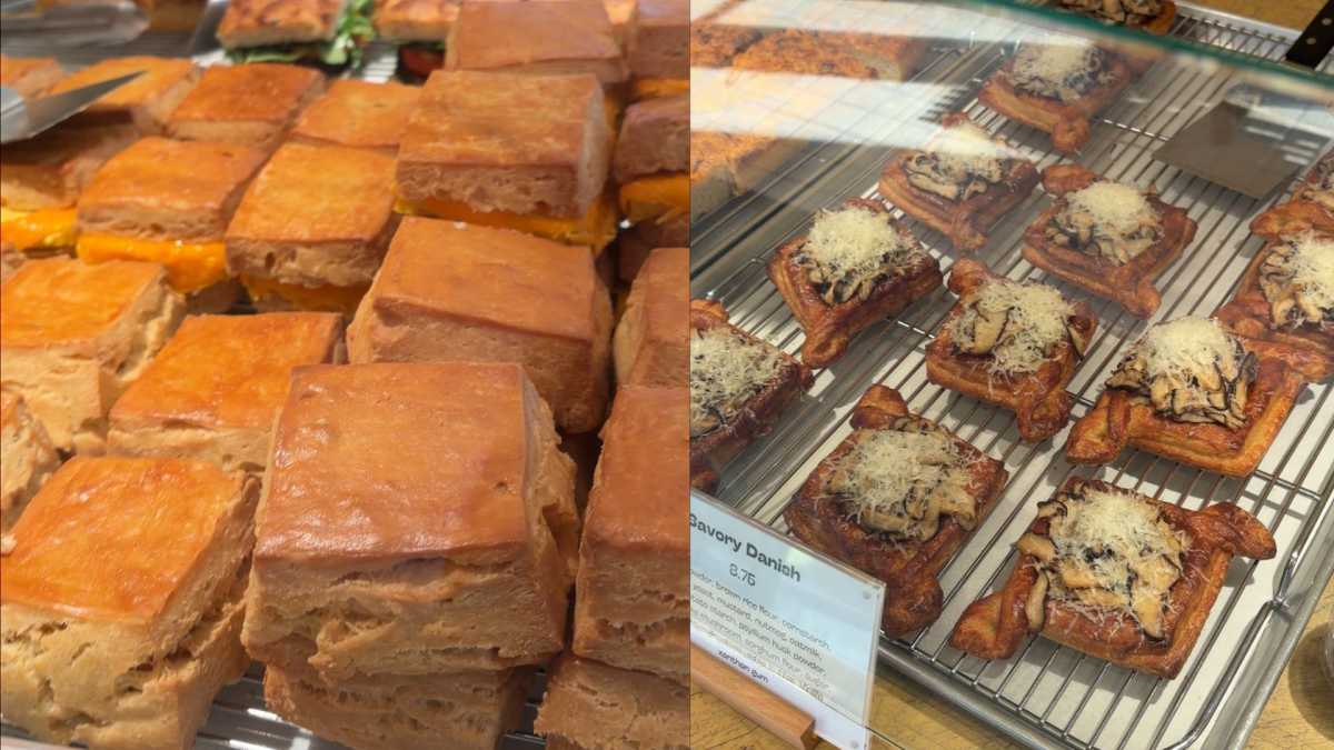 Bub's Bakery menu options.