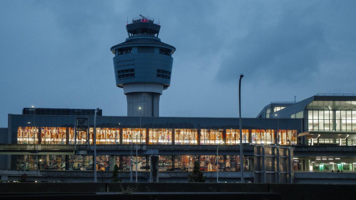 Air Canada flight collides with a Port Authority vehicle at New York's LaGuardia Airport