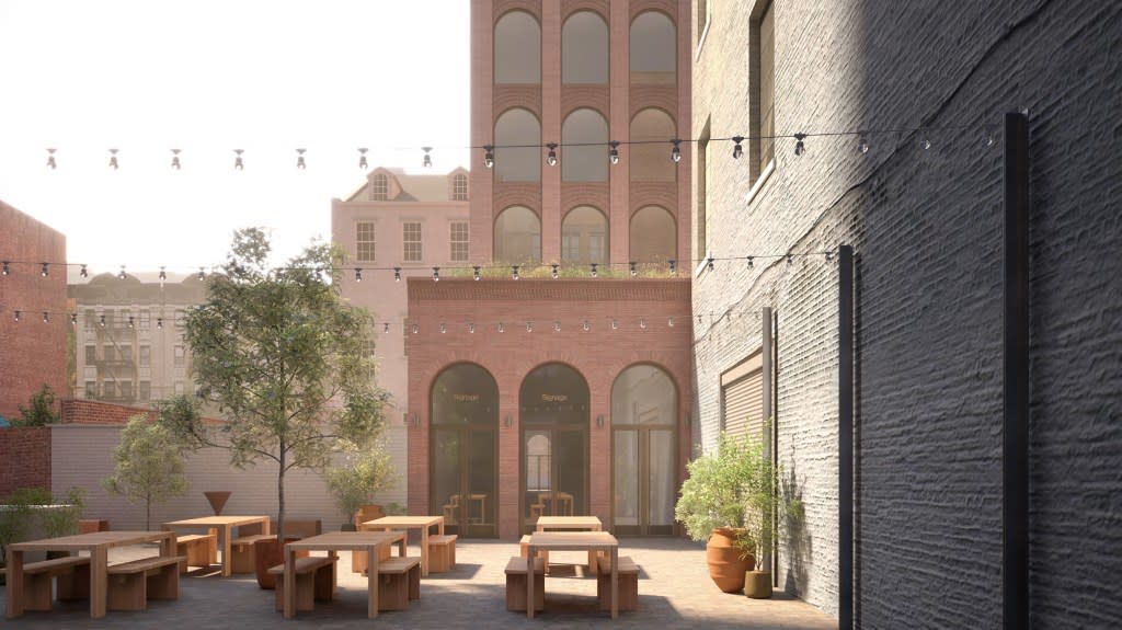 The proposal also calls for a courtyard to be accessed by the tenants of the ground floor. NYC.gov