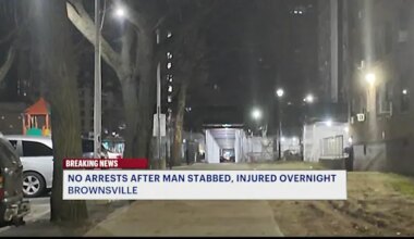 News 12 | Brooklyn | Man on the run after overnight stabbing at Brownsville housing complex